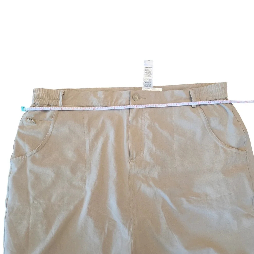 Tilley Womens XL Tan Ripstop Active Skort Hiking Golf‎ Travel